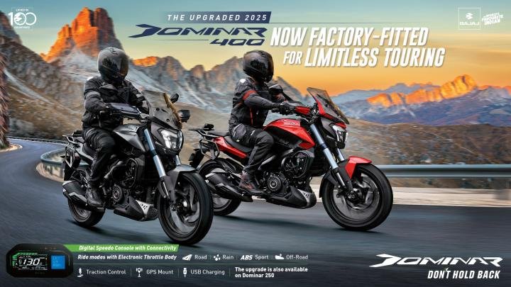 2025 Bajaj Dominar 250 & Dominar 400 Launched: New Tech, Ride Modes, and Features