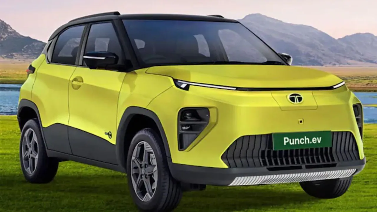 Tata Punch EV Facelift Spotted Undisguised Ahead of February 20, 2026 Launch